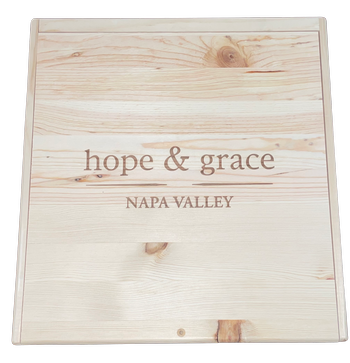 hope & grace  WOODEN BOX ( 3 BOTTLE )