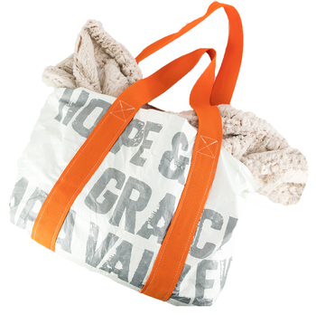 hope & grace Orange Tote