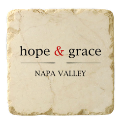 hope & grace Marbled Coaster