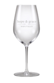 hope & grace Bordeaux Logo Glass