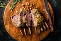 Panko-Crusted Rack of Lamb