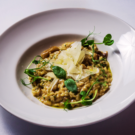 Morel & Porcini Mushroom Risotto